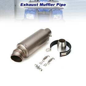 Mc-pqg951 Motorparts 51mm Exhaust Muffler Pipe New Stainless Steel 2pcs Fit For Kawasaki Z750 Z250sl