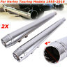 Mpp-hl021004-ch-2 Mpp Megaphone Slip On Exhaust Pipe For Harley Touring Road