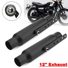 Mst816192 Matcc Shorty Motorcycle Exhaust Pipe For Harley Chopper 8118277984427