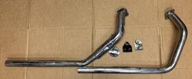Paughco 208f Harley-davidson Sportster Straight Cut Drag Pipes 1-3/4 Inch 1986-2003 With Flanges