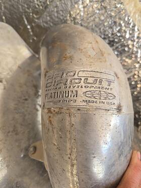 Pro Circuit 95 250 Cr Exhaust Pipe Mid Poor Condition