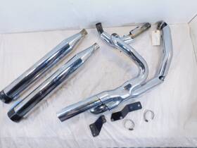 Rinehart 100-1420 Harley Road King Street And Electra Glide Vance Hines X Pipe Mufflers