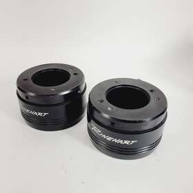 Rinehart 900-0154 Harley Davidson Black 4.5 Inch Slip On Exhaust End Caps -