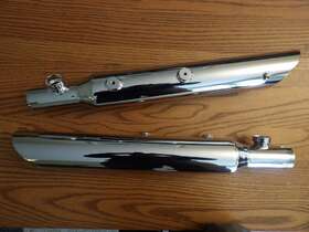 20804-175 Rush Exhaust 3 Inch Slip-on Mufflers 1.75 2000-06 Softail Harley