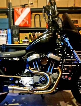 930-01218 Sawicki Speed Exhaust 2004-21 Sportster Billet End Cap