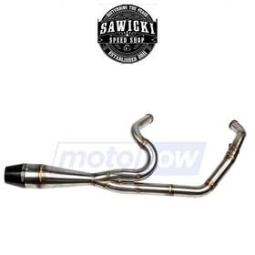 K85s Sawicki Speed Shop Mn/k85s 2 In 1 Shorty Pipe For Touring Models 2007-2013 Ud
