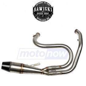 S445 Sawicki Speed Shop Mn/s445 2 In 1 Shorty Dyna Pipes For 1994-2000 Harley Davidson Ku