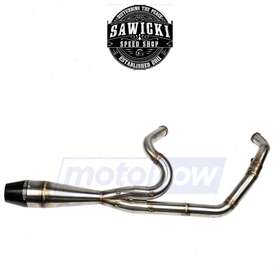 Sawicki Speed Shop Mn/xv3x 2 In 1 Shorty Pipe For Touring Models 2003-2006 Zg