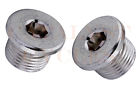 Set Pair Oxygen 18mm Bung Harley O2 Hole Sensor Plugs