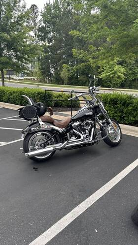 Sharkroad Hdex-23c-4020cc True Dual Exhaust For Harley Davidson Fatboy And Breakout 2018-up