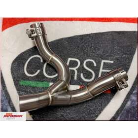 St4011 Shift-tech Stainless Steel Link Pipe 2022- Ducati Desert X -