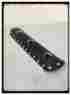 Slhs030206 La Rosa Design Universal Muffler Heat Shield 12 Black Alligatorwith Circle Cut