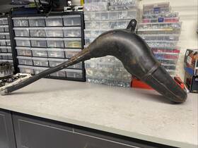 Suzuki 14310-01b50-h01 1987 86-88 Rm125 Rm 125 Model H/j Stock Oem Pipe Expansion Chamber