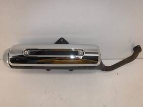 14310-15g11 Suzuki 03-06 Burgman 400 Exhaust Pipe Muffler Slip On Can Silencer Oem