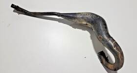 1431014100 Suzuki Exhaust Expansion Chamber Pipe 1981-1982 Rm125 Rm 125 81 82