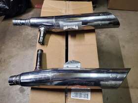 Suzuki 38b4a Pair Sankei 2254 Intruder 1400 Exhaust Mufflers Suz 3vl1400