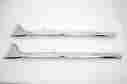 30-0437 Tc-88 V-twin Manufacturing Wyatt Gatling 36 Chrome Fishtail Pipes Evo Touring Bagger Flt 1995-up