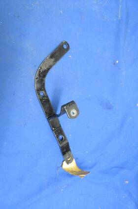 70-9691 Triumph Original T100c High Pipe Muffler Bracket # Very Nice Condition