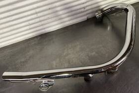 T2206047 Triumph 17 Bonneville T120 Right Side Header Assembly Exhaust Pipe