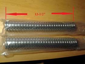 Ft36-ft69 V-twin Manufacturing Vt 30-0110 El Ul Fl Knucklehead Panhead Chrome Flex Exhaust Pipe Covers