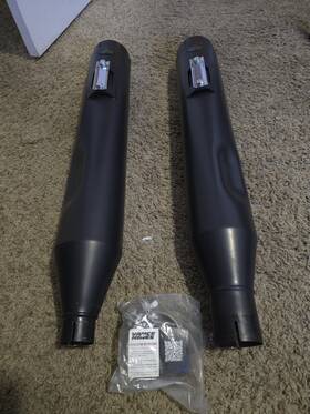 1801-1457 Vance And Hines Torquer 450 Slip-ons Ft17-up Touring