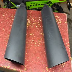 1801-1500 Vance & Hines Used And Touring Backslash 450 Slip-ons 2017-2023