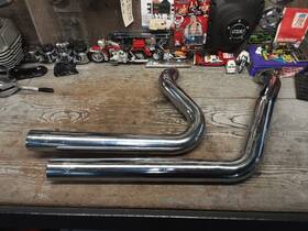 Vance & Hines D1651 And Sportster Harley Straight Short Shot Exhaust Pipe Front Rear