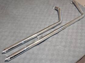 Vance & Hines H230-1 And Exhaust Header Pipes Mufflers Heat Shields Fish Tails Drag