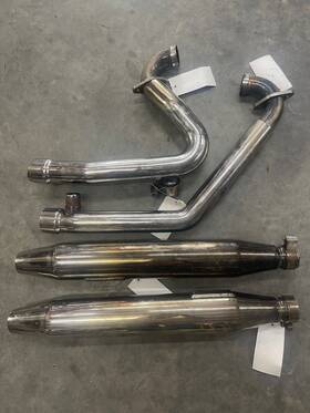 1261017 Victory 1251031/1261036/1261017 2000 V92c Complete Exhaust System Header Pipe Muffler
