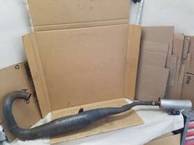 364-14610-01-00 Yamaha Mx360 Exhaust Pipe Expansion Chamber Aluminum Muffler Silencer Vintage Mx