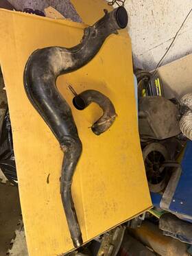 5101471102 Yamaha 76 It-400 Exhaust Pipe Yz-400 Mx-400