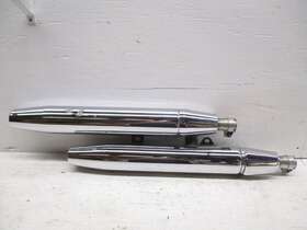 5el-14710-50-00 Yamaha 1999-2005 Xvs 1100 V Stat Custom Classic Exhaust Mufflers