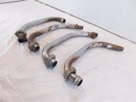 5g2-14611-00-00 Yamaha 1982-1983 Xj750 Maxim 750 Muffler Exhaust System Header Pipes - Damaged