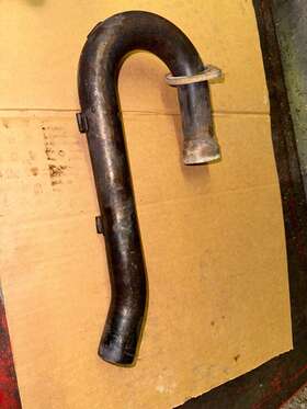 5tj-14611-10-00 Yamaha 08-11 Wr-450f Exhaust Header Pipe