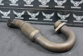 5xc-14611-r0-00 Yamaha 2009 Yz250f Fmf Powerbomb Exhaust Pipe Chamber Header Cracked