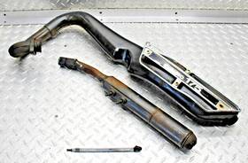 Yamaha 7811440 1975 Enduro 175 Oem - Exhaust Pipe Chamber And Header
