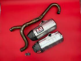 22842als09r Yoshimura 2014 - 2017 Honda Crf250r Dual Muffler Pipe Tube Exhaust Silencer