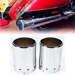 Motorcycle Chrome Exhaust Tips For Victory Cross Country Hardball Vision Roads. Fixed Price $124.99.