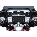 Kuryakyn Bahn Upper Gauge Accent For '14-'19 Touring & Trike, Chrome. Fixed Price $51.87.
