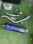 1999-2005 Yamaha R6S YZF-R6 Micron High Mount Exhaust Pipe Muffler Silencer. Fixed Price $175.00.