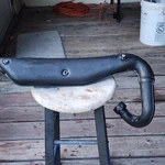 1973-77 Yamaha DT80, GT80 Exhaust Pipe, Muffler. Fixed Price $69.00.