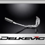 Suzuki GSX1300R Hayabusa 1999-07 Complete Exhaust 4-1 8" Round Stainless Muffler. Fixed Price $520.99.