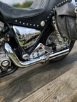 Kawasaki Vulcan 750 Vance And Hines Exhaust System Chrome. Fixed Price $135.00.