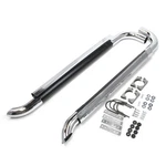 Patriot Exhaust Side Pipes Shielded Steel Chrome 2" Inlet 50" Len Universal Pr. Fixed Price $502.90.
