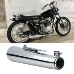 Motorcycle Chrome Exhaust Muffler 1.5"-2" Inlet For Yamaha XS650 SR400 Bobber. Fixed Price $55.16.