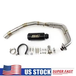 Full System Exhaust Muffler Header Pipe For Kawasaki Z400 Ninja 2017-2024. Fixed Price $129.77.