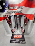 Victory Vision Motorcycle Exhaust Tips. Fixed Price $150.00.