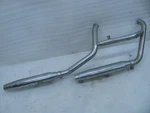 Original Harley Davidson Evolution Exhaust Header Pipes & Mufflers Fxr Softail. Fixed Price $575.00.