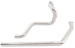 Chrome 3/4'' True Dual Headers Exhaust Pipes Harley Big Twin 1970-1984. Fixed Price $150.50.