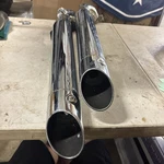 Triumph Rocket Iii 2300 Stock Oem Mufflers Bracket T2208414 T2208415. Fixed Price $250.00.